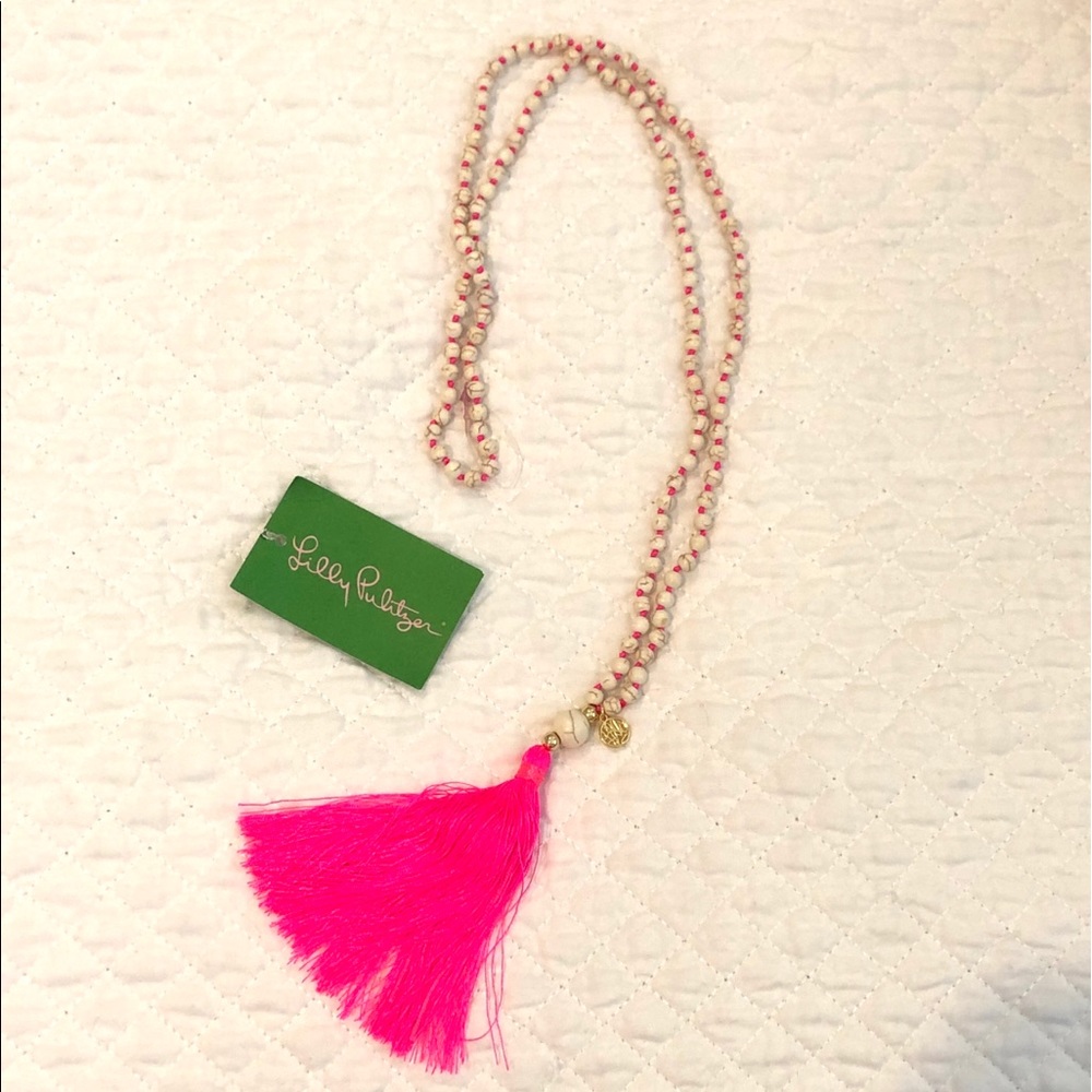 Lilly Pulitzer tassel necklace